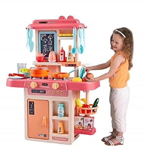 Kitchen Set for Kids Girl - 42-Piece Kitchen Set