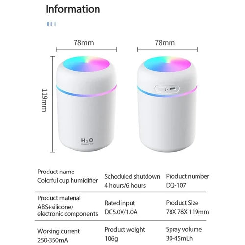 H2O Colorful Humidifier