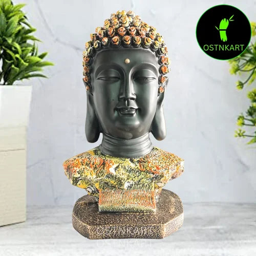 Resin Buddha Face Statue