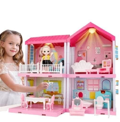 AP Kids Toys Dream Palace Doll House | The Ultimate Role-Play Playset for Girls (Ages 3-8)