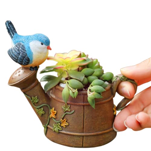 Flowerpot Bird Cattle showpiece