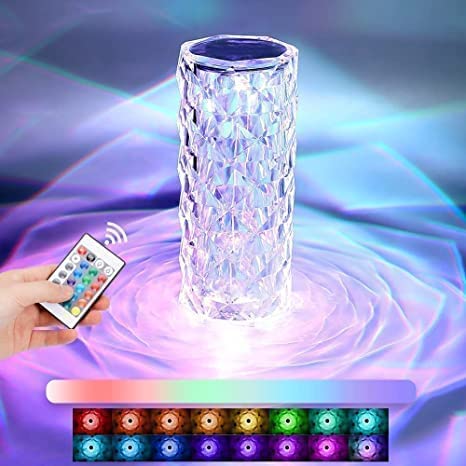 BRAHMANI ENTERPRISE Crystal Rose Diamond LED Night Lamp