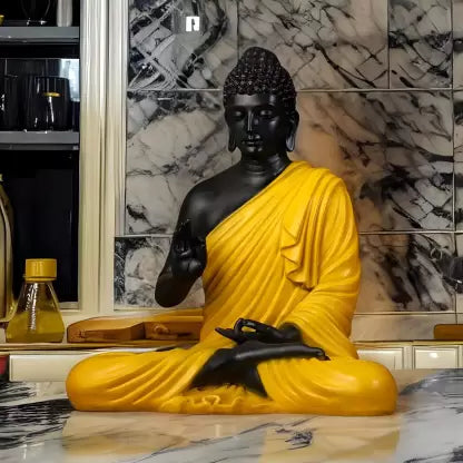 Lord Buddha Yellow Statue