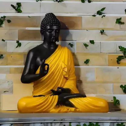 Lord Buddha Yellow Statue