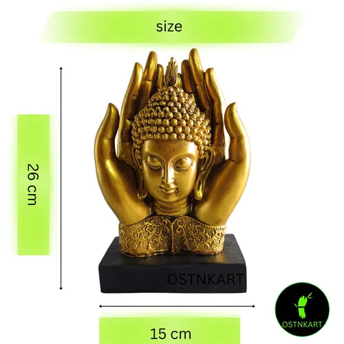 Palm Buddha Statue