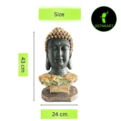 Resin Buddha Face Statue