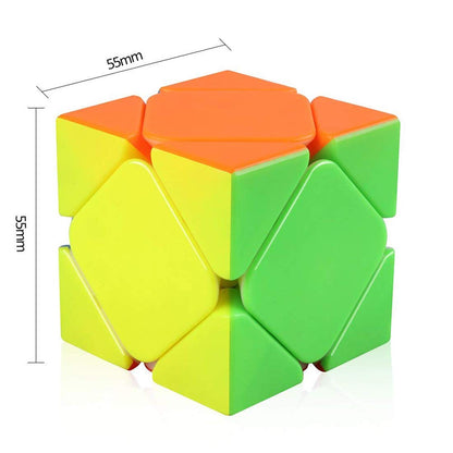 Mayu Skewb High Speed Stickerless Magic Puzzle Cube 3x3