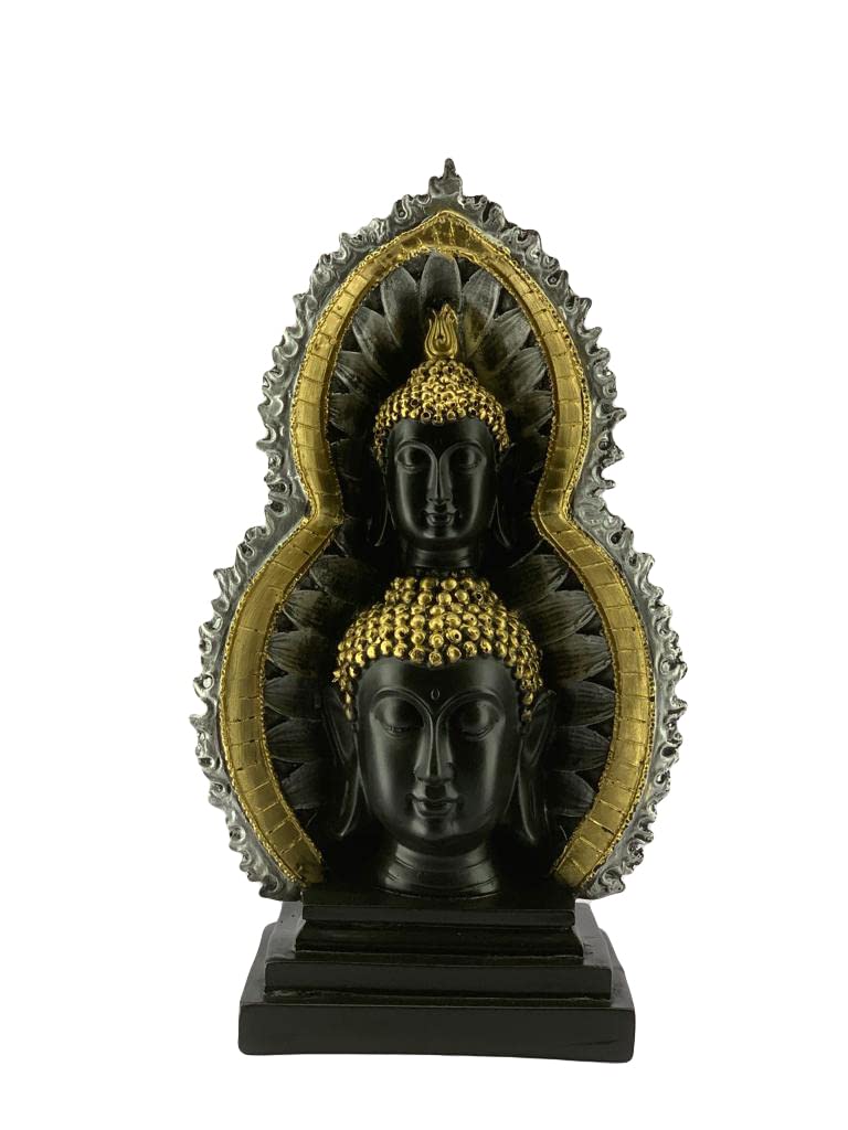 Double Head Buddha Statue