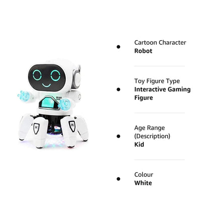 Bot Robot Pioneer Colorful Lights, Music & Dancing Robot Toy