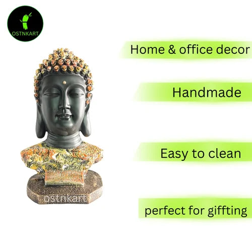 Resin Buddha Face Statue