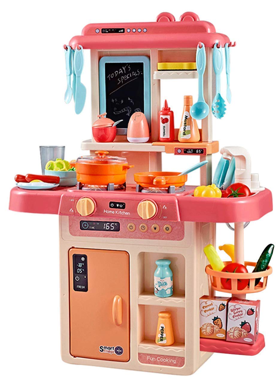 Kitchen Set for Kids Girl - 42-Piece Kitchen Set