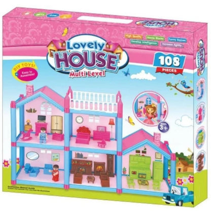 AP Kids Toys Dream Palace Doll House | The Ultimate Role-Play Playset for Girls (Ages 3-8)