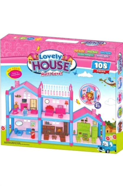 AP Kids Toys Dream Palace Doll House | The Ultimate Role-Play Playset for Girls (Ages 3-8)