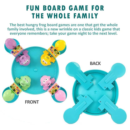 Hungry Frog Indoor Game for Kids - Fun and Engaging 4-Player Activity