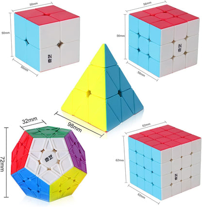 AUTHFORT 12 Pack Large Speed Cubes Set