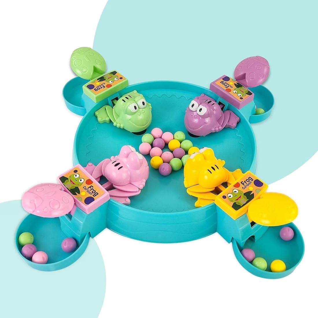 Hungry Frog Indoor Game for Kids - Fun and Engaging 4-Player Activity