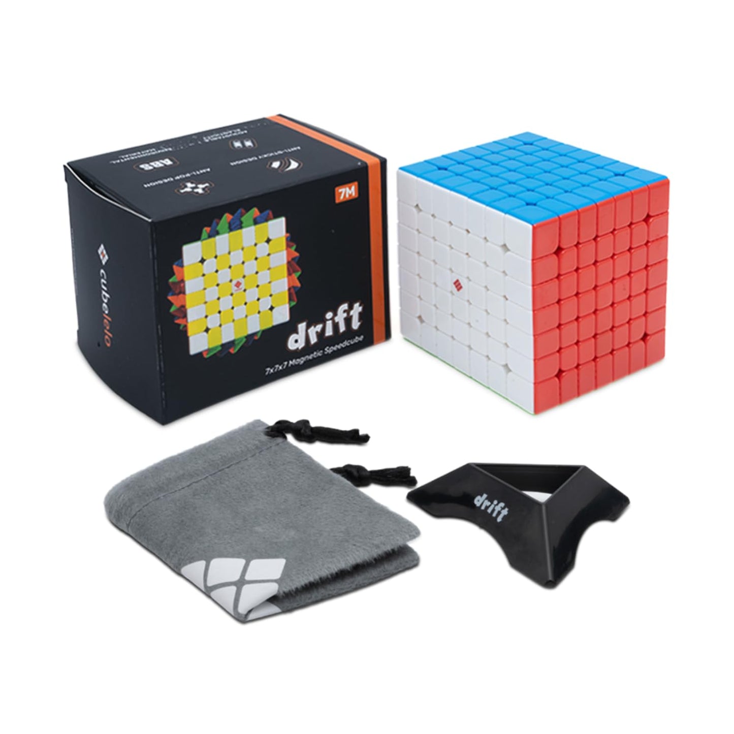 StackCart 7x7 Stickerless (Magnetic) Puzzle Speed Cube