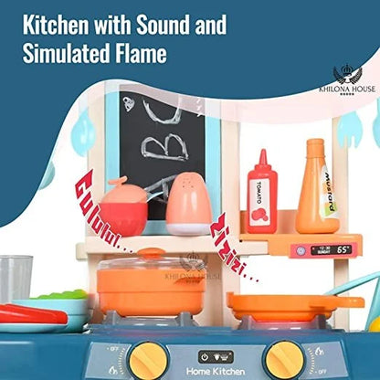 Kitchen Set for Kids Girl - 42-Piece Kitchen Set