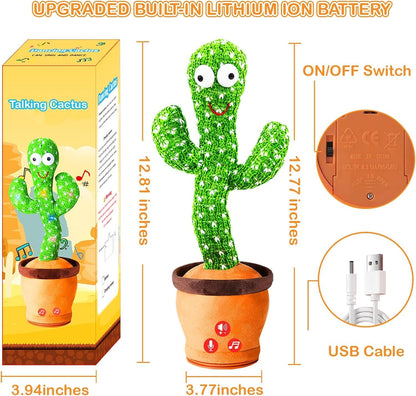 Chiller Rechargeable Talking Cactus Toy for Kids – Fun, Interactive, and Educational!