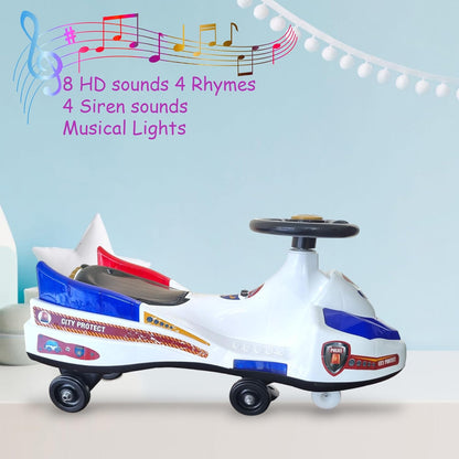 Soulmate Twisted Police Ride-On Toy Car for Kids – Adventure, Imagination, and Realistic Fun!