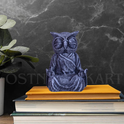 Meditation Owl Statue