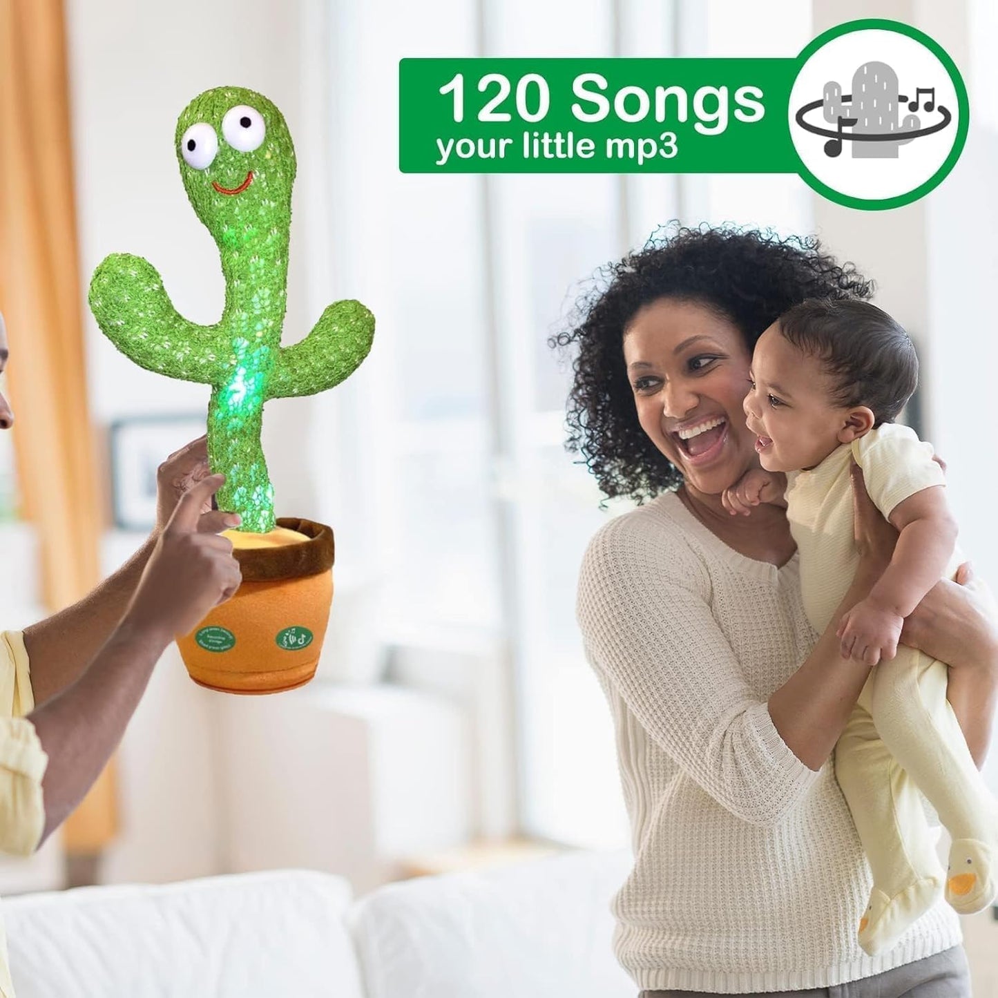 Chiller Rechargeable Talking Cactus Toy for Kids – Fun, Interactive, and Educational!