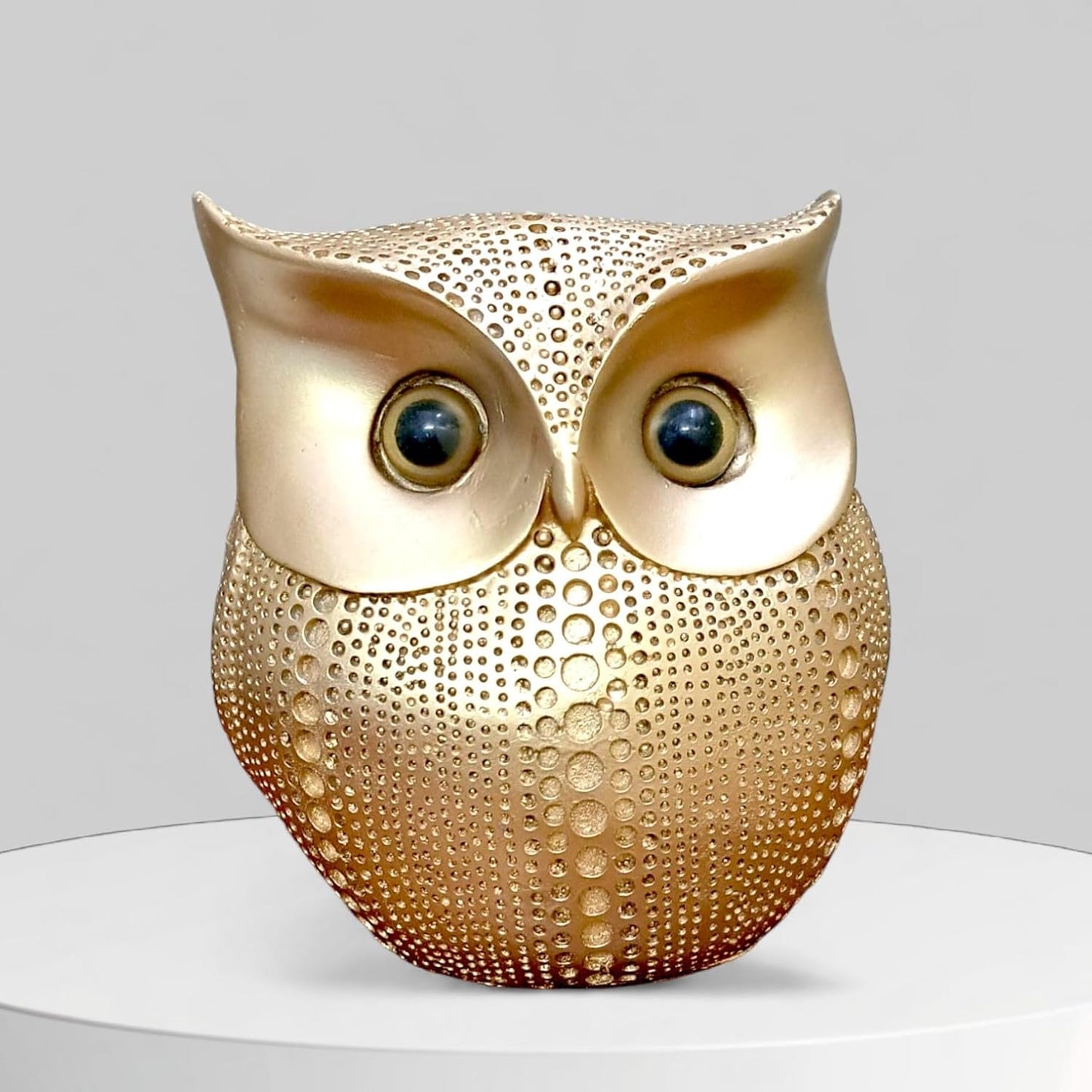 Modern Showpiece Golden Owl Statue