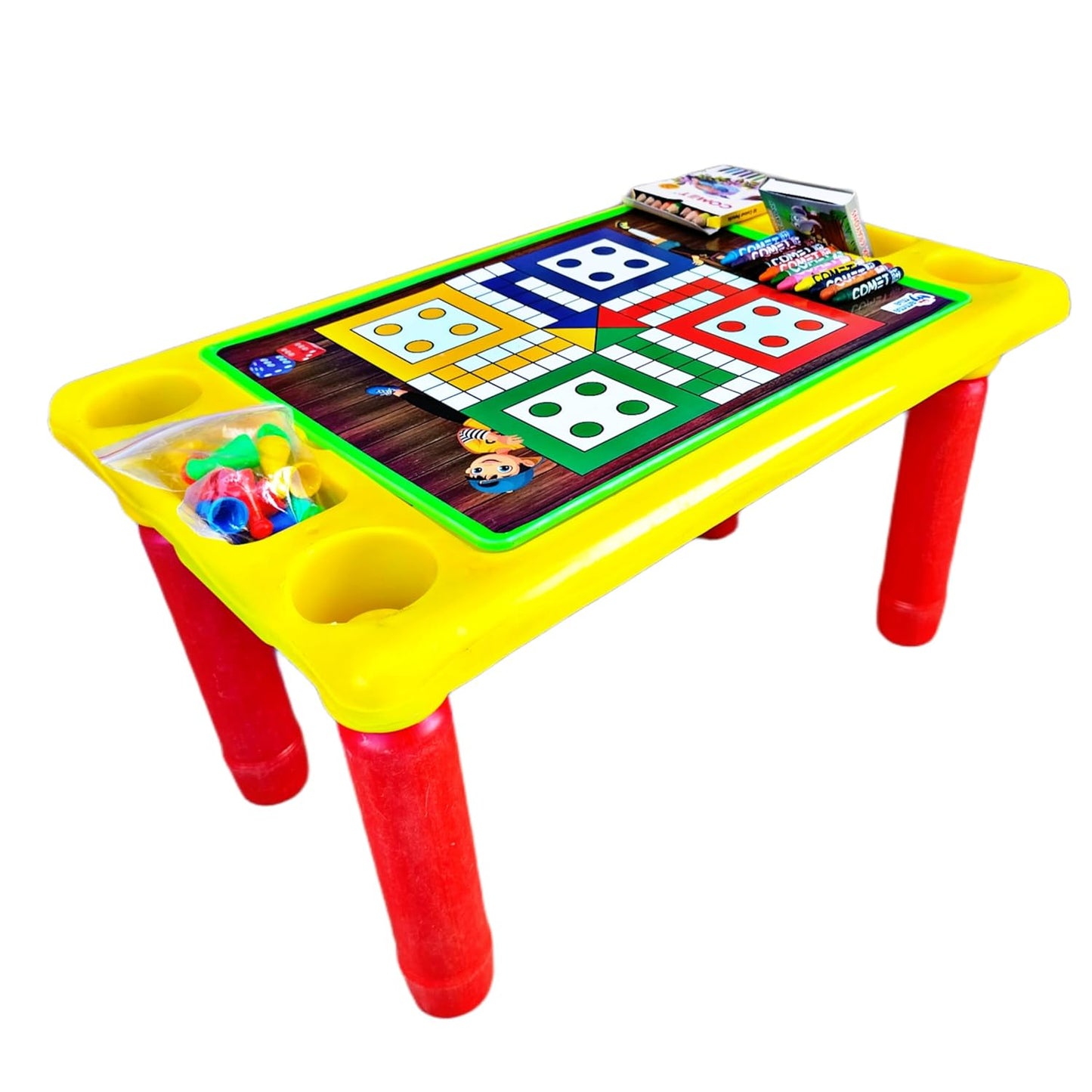 Ruhani Activity Table with Board Game – Unleash Creativity and Fun!