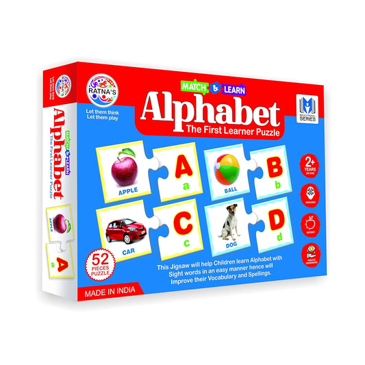 RATNA'S Educational Alphabet Jigsaw Puzzle – Fun Learning for Kids!