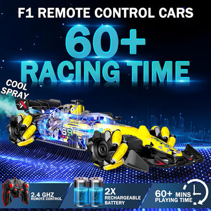 Gesture Sensing Remote Control F1 Stunt Car – The Ultimate Racing Adventure for Kids