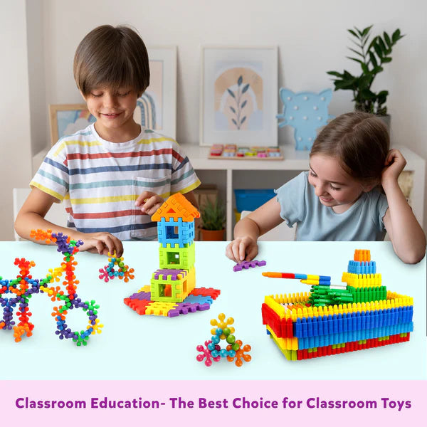 Little Berry 3-in-1 Plastic Building Blocks Set for Kids | Educational & Creative Construction Toy with 125+ Pcs | Safe, Travel-Friendly STEM Puzzle Game for Boys & Girls (Ages 2+)