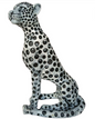 Resin Cheetah Sitting Statue