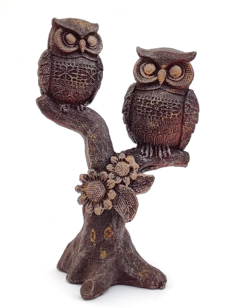 Two Owl Sitting showpiece