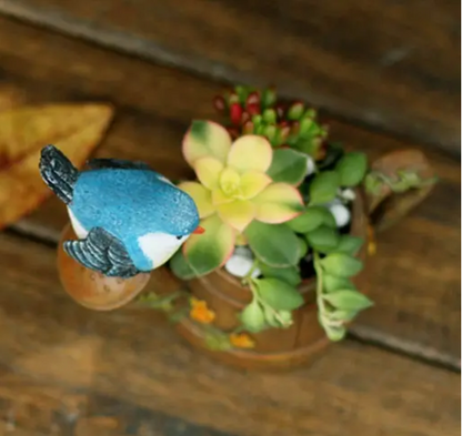 Flowerpot Bird Cattle showpiece