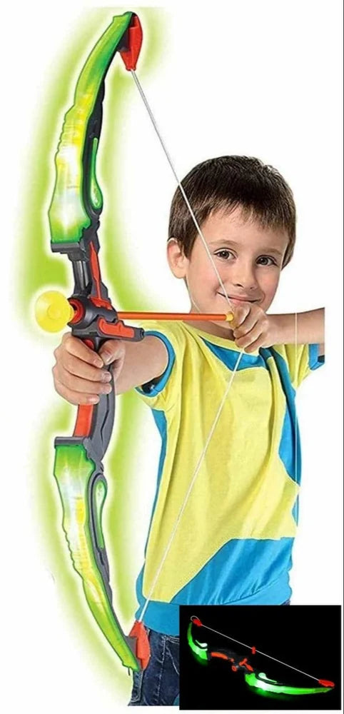 Multicolor Plastic Archery Bow and Arrow Toy Set