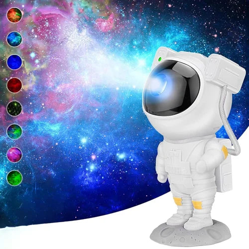 Astronaut Galaxy Projector with Remote Control (360° Adjustable, Timer, Kids)