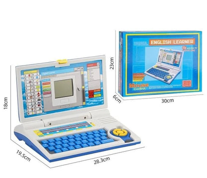 Educational Laptop Computer Toy with Mouse for Kids (Above 3 Years)