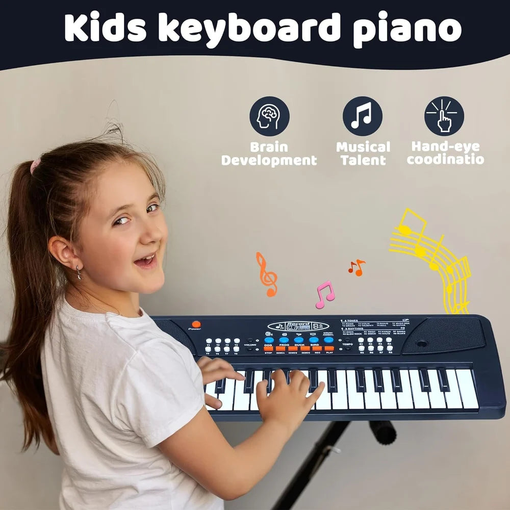 Kids Big Fun 430 Piano (37-Key Electric Piano Keyboard, Musical Toy)