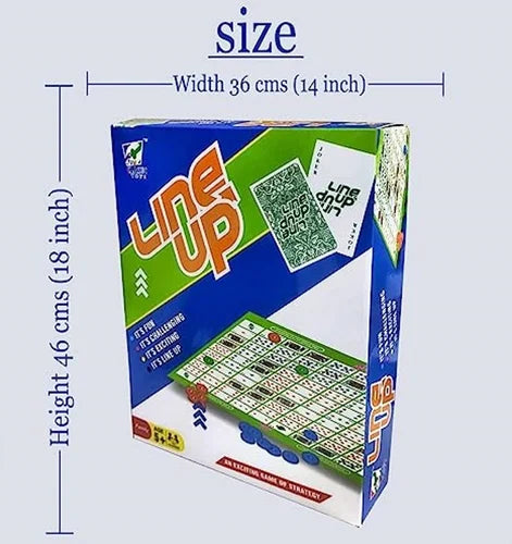 Line Up Cards Game – Challenging, Exciting Sequence Board Game for Families & Kids