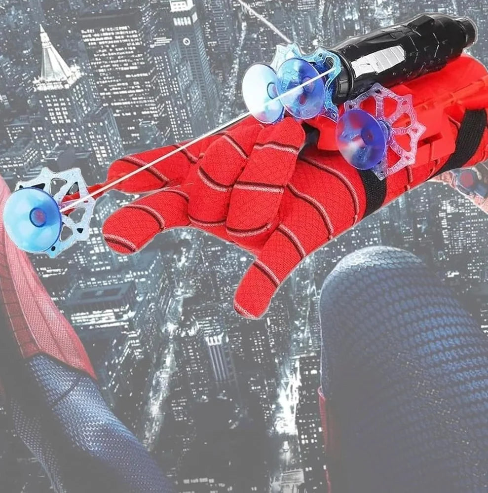 Plastic Spider Web Shooters Toy for Kids | Spider-Man Real Hand Gloves