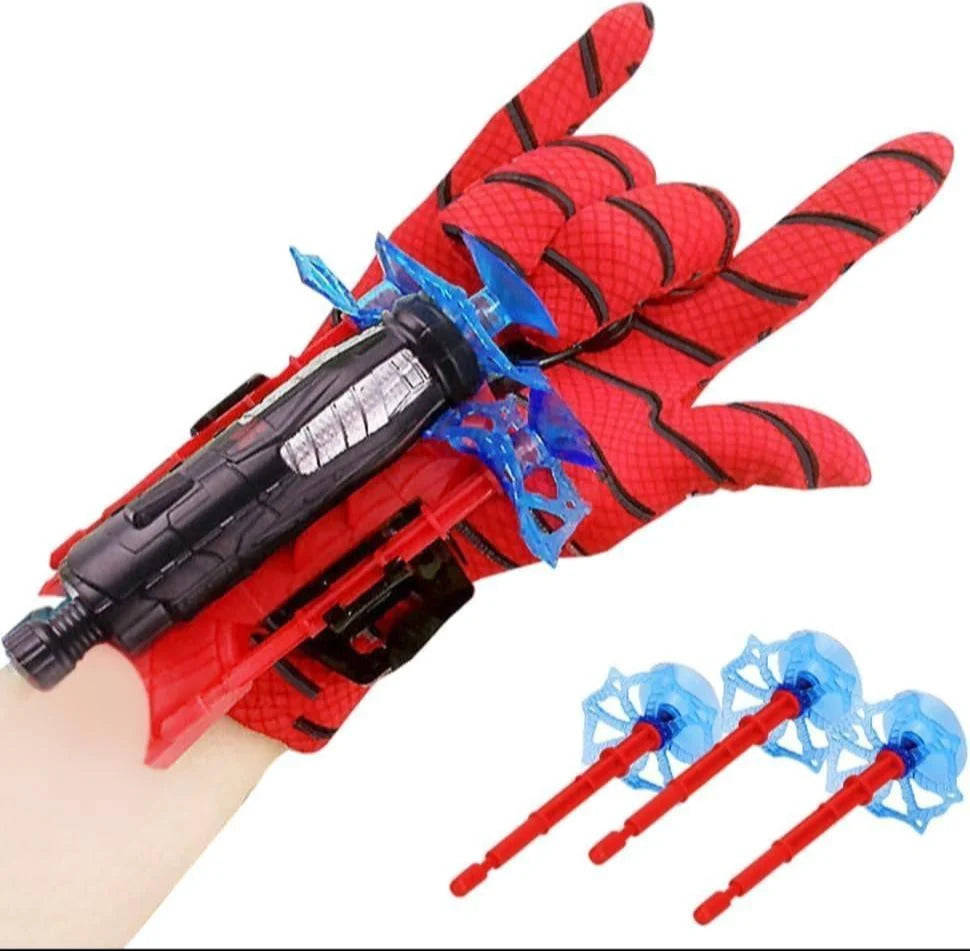 Plastic Spider Web Shooters Toy for Kids | Spider-Man Real Hand Gloves