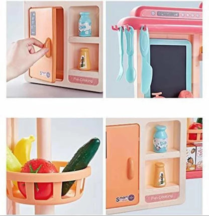 Kitchen Set for Kids Girl - 42-Piece Kitchen Set