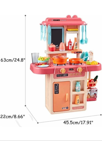 Kitchen Set for Kids Girl - 42-Piece Kitchen Set